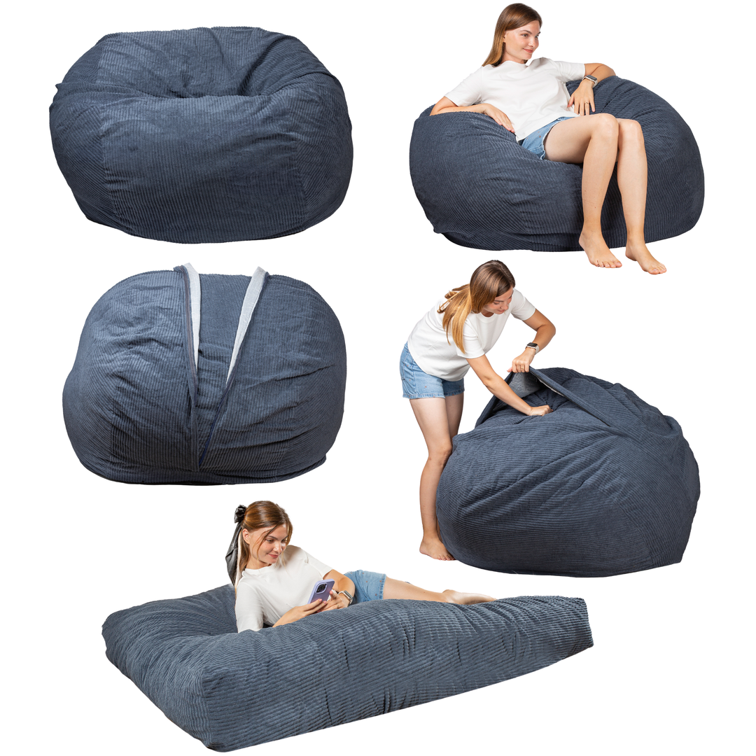 Pouf Lit Convertible 2en1