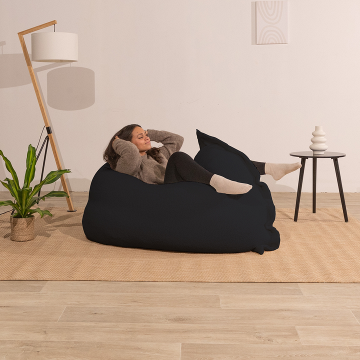 Pouf Bouclette Déhoussable - 140x180 Cm