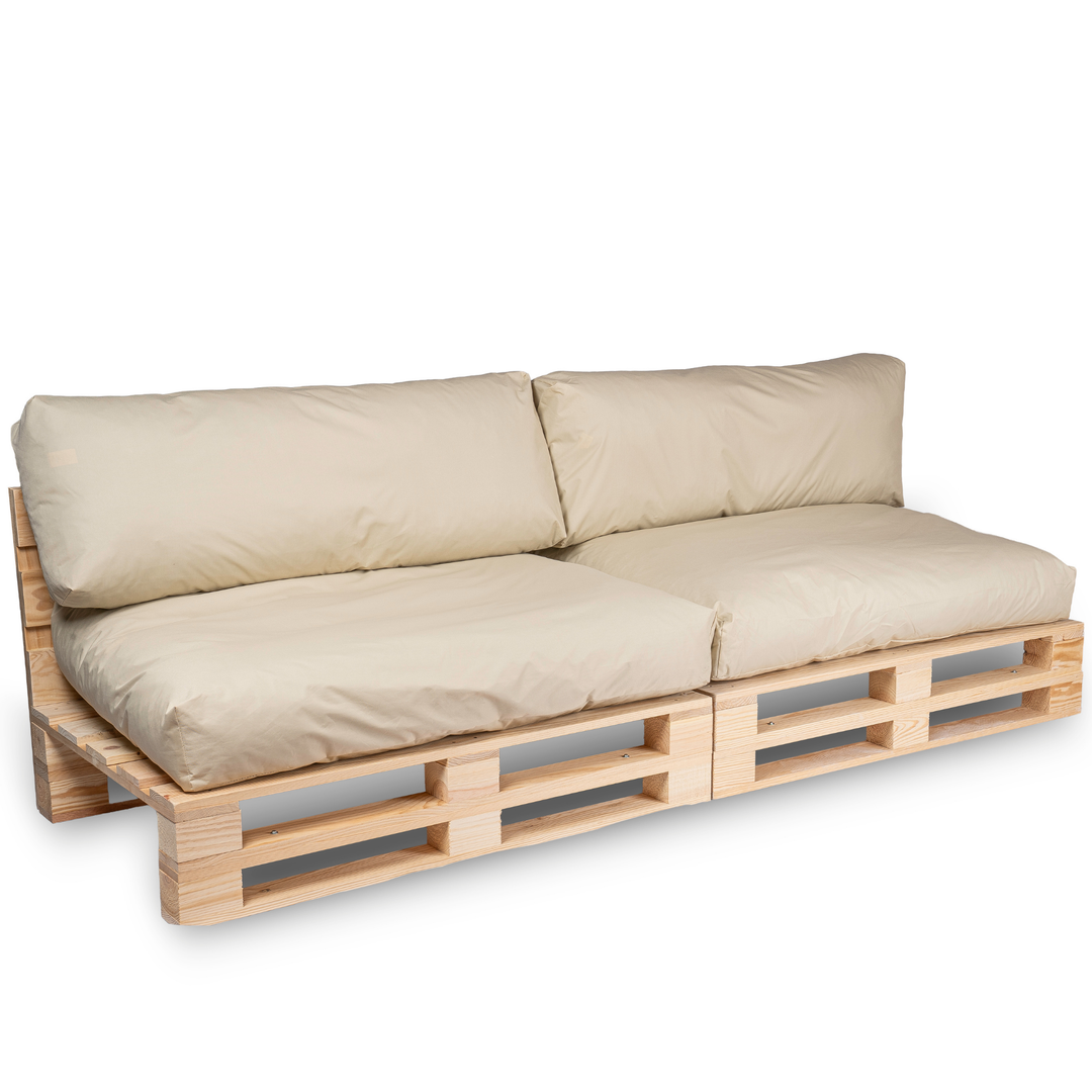 Coussins Palette Déhoussable Imperméable - LOT X2
