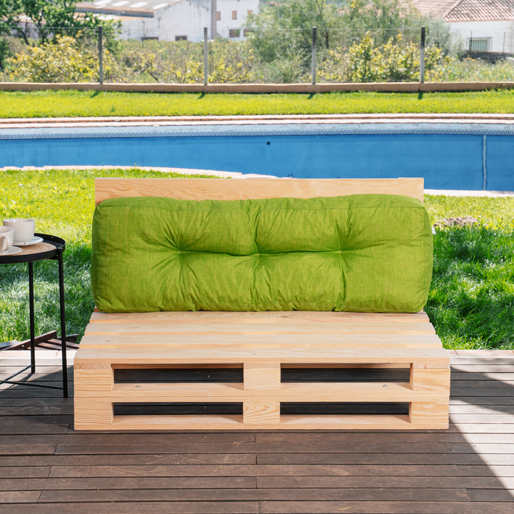Dossier Seul Coussin Palette - 120x40x15 Cm