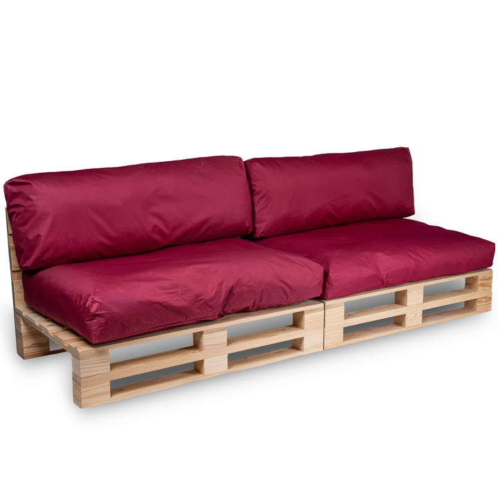Coussins Palette Déhoussable Imperméable - LOT X2