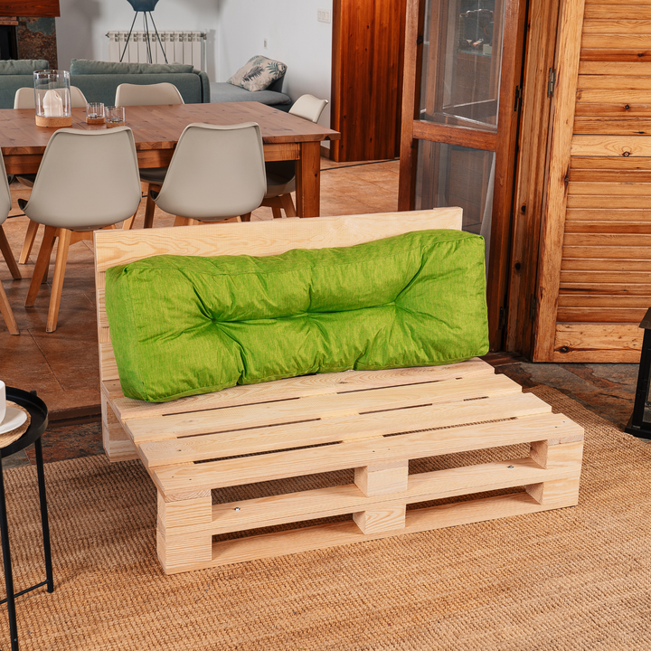 Dossier Seul Coussin Palette - 120x40x15 Cm