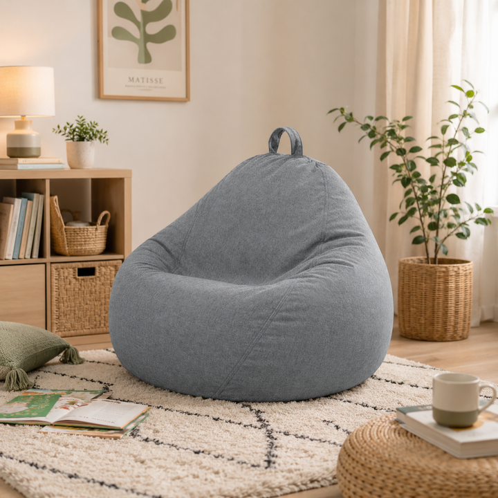 Pouf Poire Déhoussable - 80x70 Cm