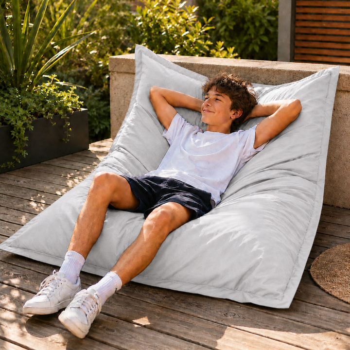 Pouf Extérieur Imperméable Déhoussable Anti-UV - 120x160 Cm