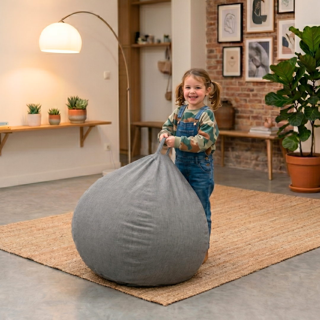 Pouf Poire Déhoussable - 80x70 Cm