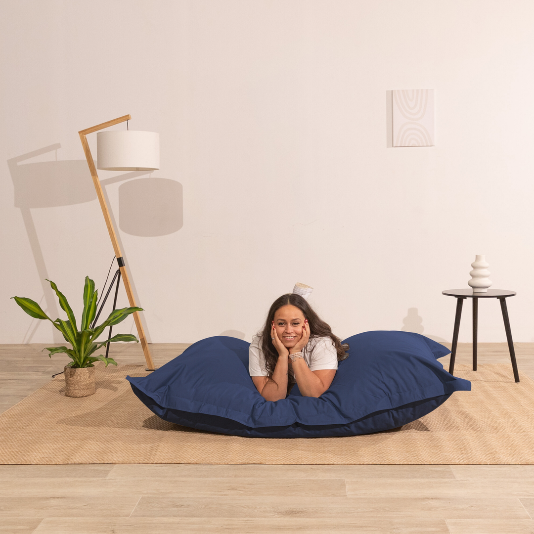 Pouf Extérieur Imperméable Déhoussable Anti-UV - 140x180 Cm