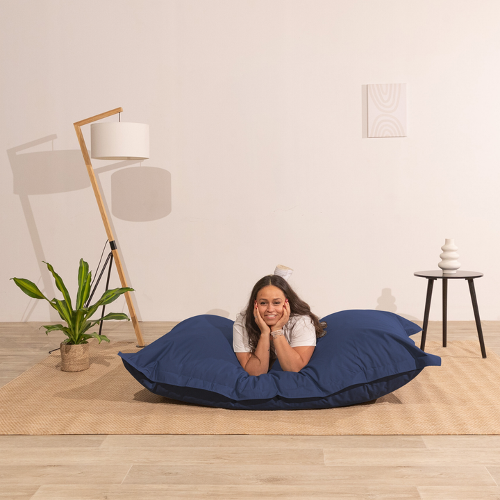 Pouf Extérieur Imperméable Déhoussable Anti-UV - 140x180 Cm