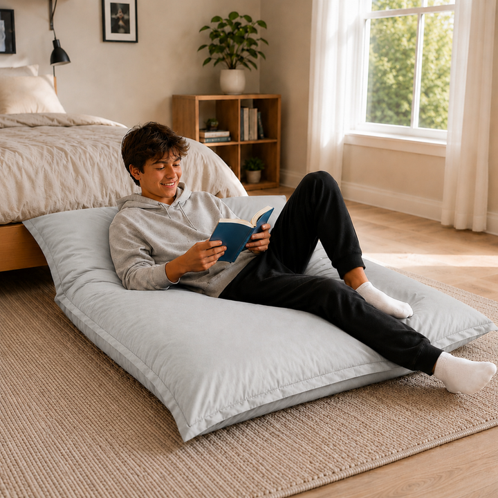 Pouf Extérieur Imperméable Déhoussable Anti-UV - 120x160 Cm