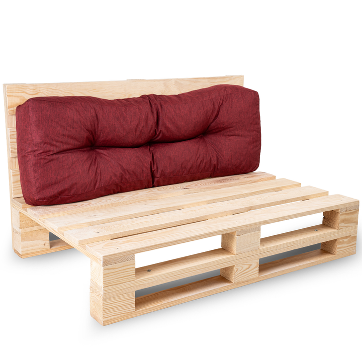 Dossier Seul Coussin Palette - 120x40x15 Cm