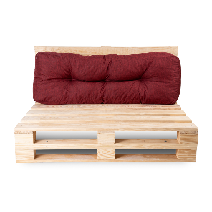 Dossier Seul Coussin Palette - 120x40x15 Cm