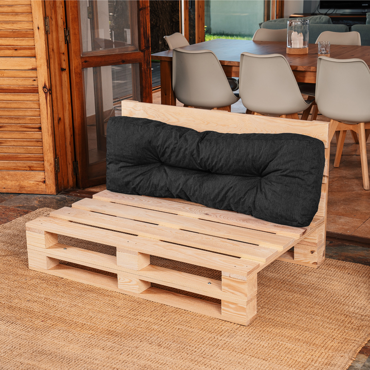 Dossier Seul Coussin Palette - 120x40x15 Cm
