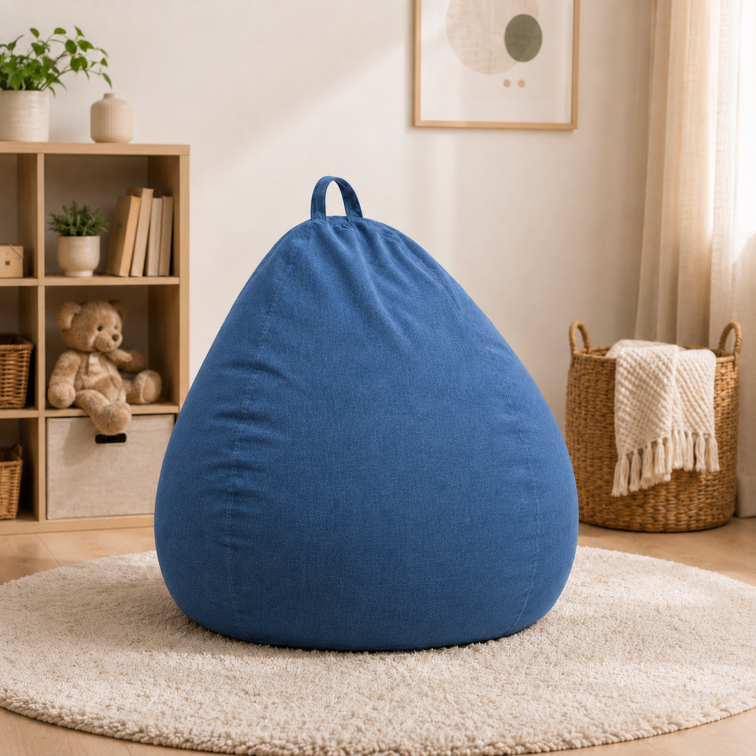 Pouf Poire Déhoussable - 80x70 Cm