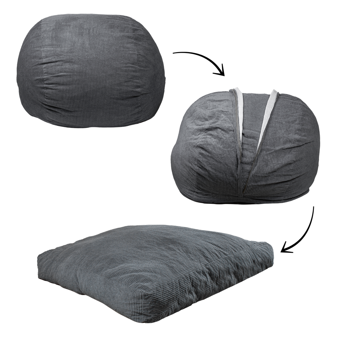 Pouf Lit Convertible 2en1