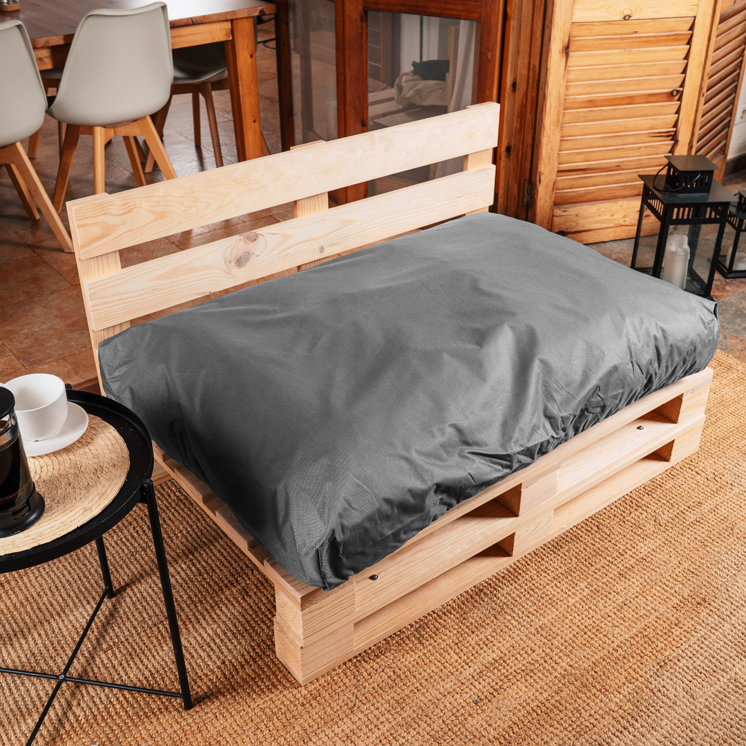 Coussin Palette Déhoussable Imperméable - Assise 120x80 Cm
