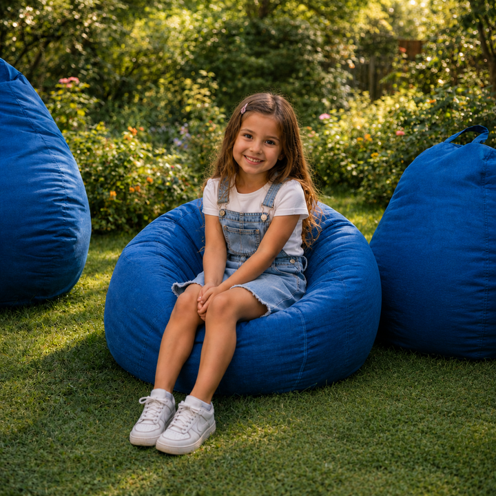 Pouf Poire Déhoussable - 80x70 Cm