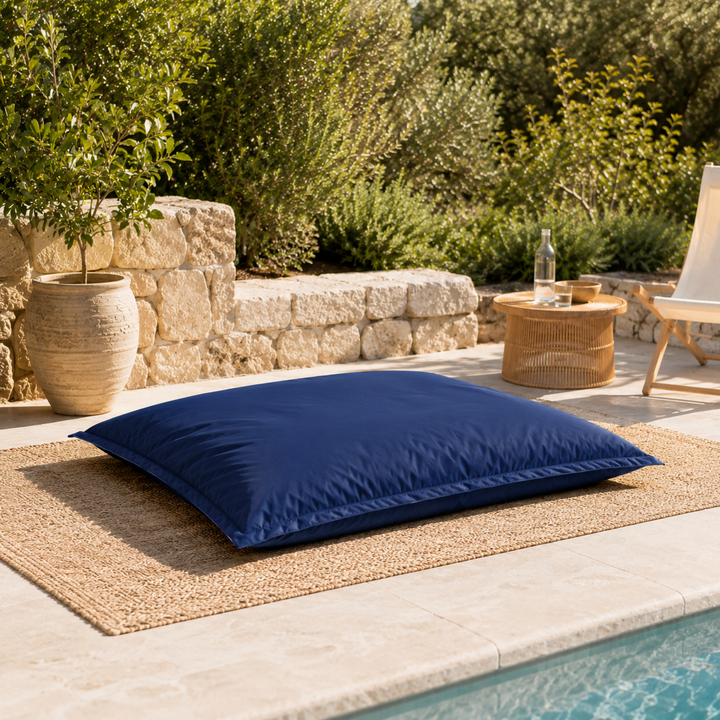 Pouf Extérieur Imperméable Déhoussable Anti-UV - 120x160 Cm