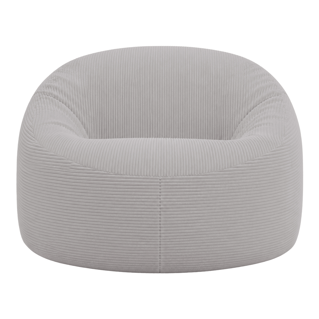 Pouf déhoussable Velours Côtelé Épais - 100cm