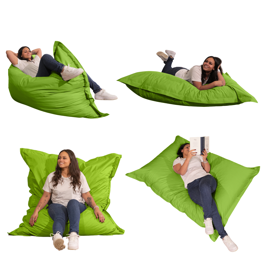Pouf Extérieur Imperméable Déhoussable Anti-UV - 140x180 Cm