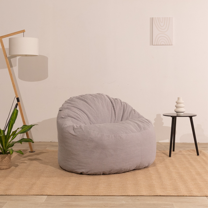 Pouf Velours Côtelé Épais - 100cm