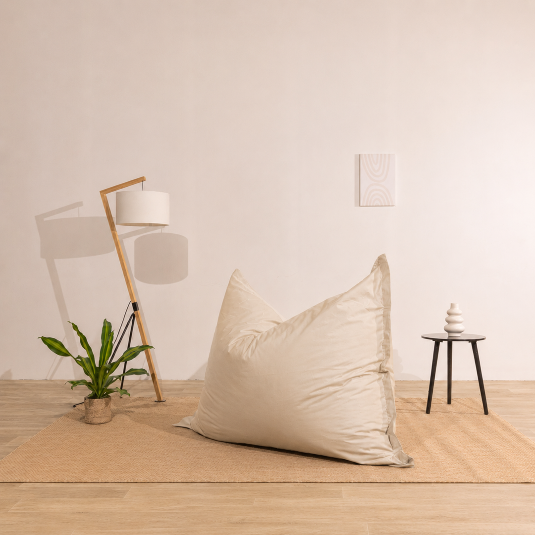Pouf Extérieur Imperméable Déhoussable Anti-UV - 140x180 Cm