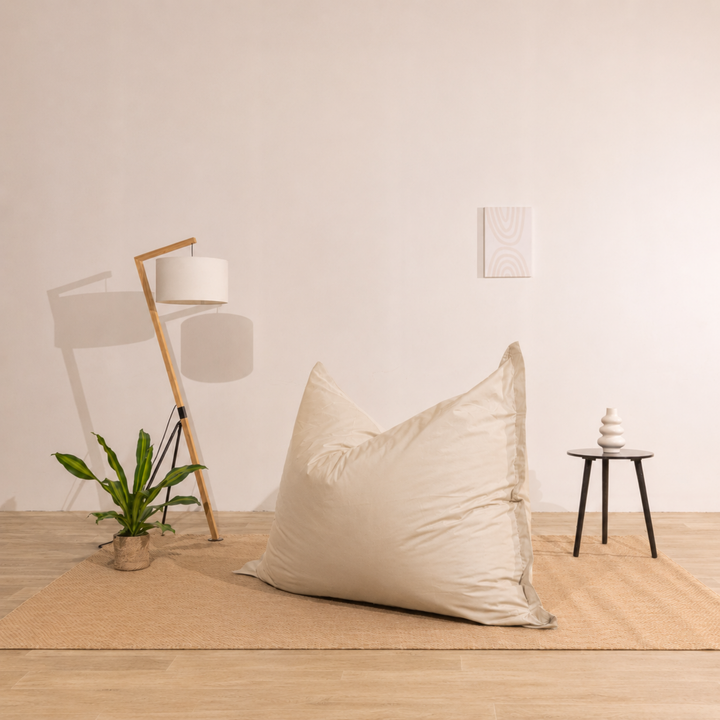 Pouf Extérieur Imperméable Déhoussable Anti-UV - 140x180 Cm