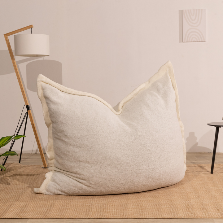 Pouf Bouclette Déhoussable - 140x180 Cm