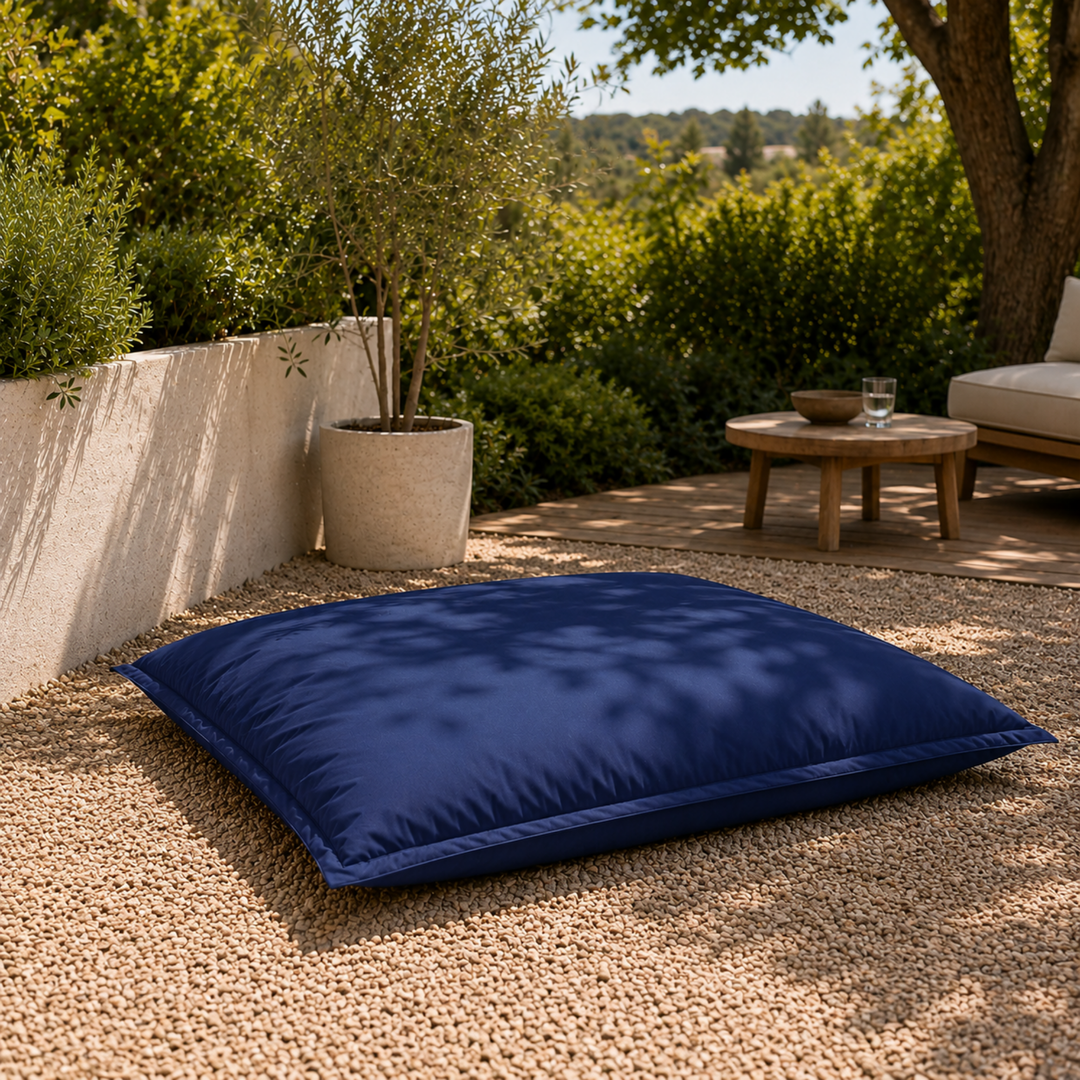 Pouf Extérieur Imperméable Déhoussable Anti-UV - 120x160 Cm