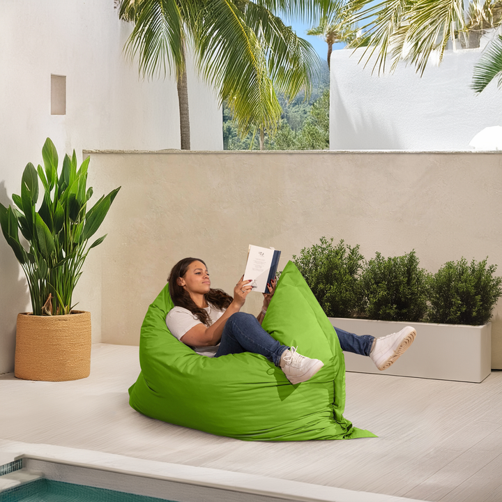 Pouf Extérieur Imperméable Déhoussable Anti-UV - 140x180 Cm