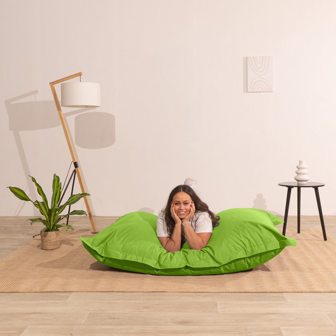 Pouf Extérieur Imperméable Déhoussable Anti-UV - 140x180 Cm