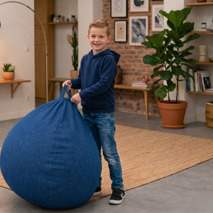Pouf Poire Déhoussable - 80x70 Cm