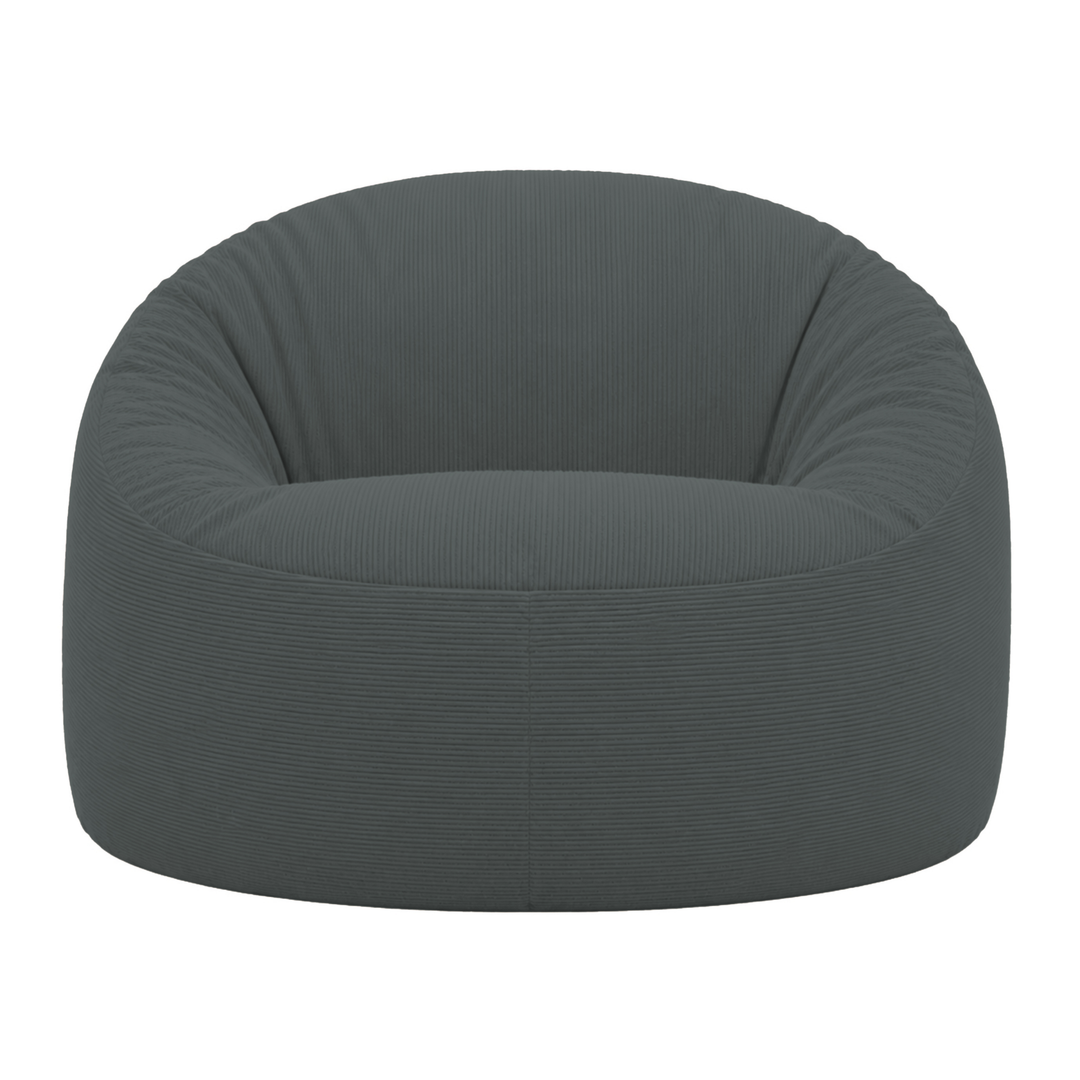 Pouf déhoussable Velours Côtelé - 100 cm