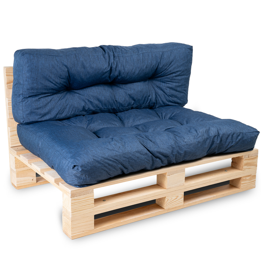Lot Assise/Dossier Coussin Palette