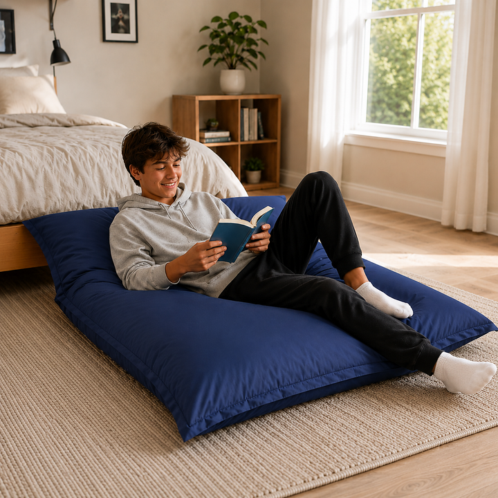 Pouf Extérieur Imperméable Déhoussable Anti-UV - 120x160 Cm