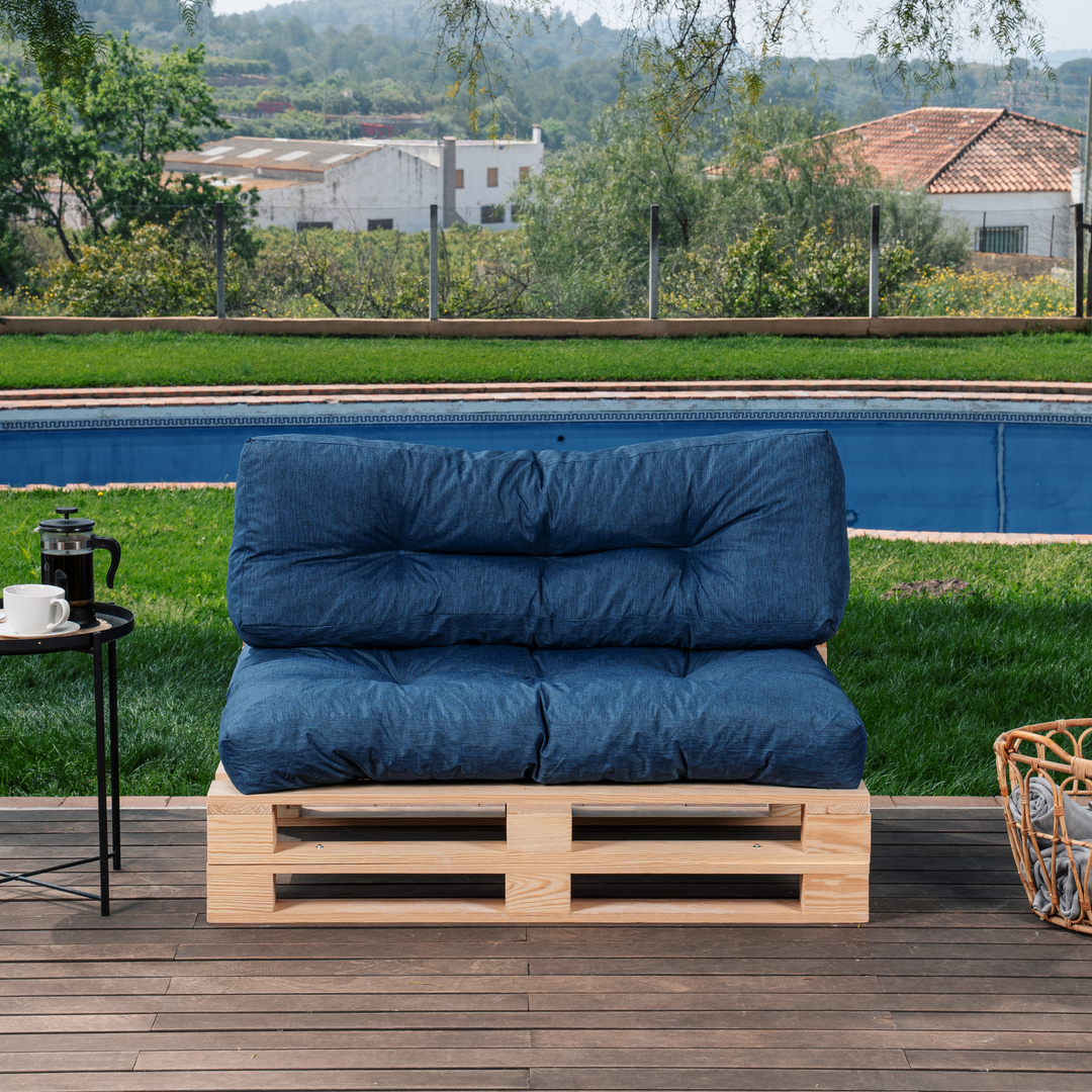 Lot Assise/Dossier Coussin Palette