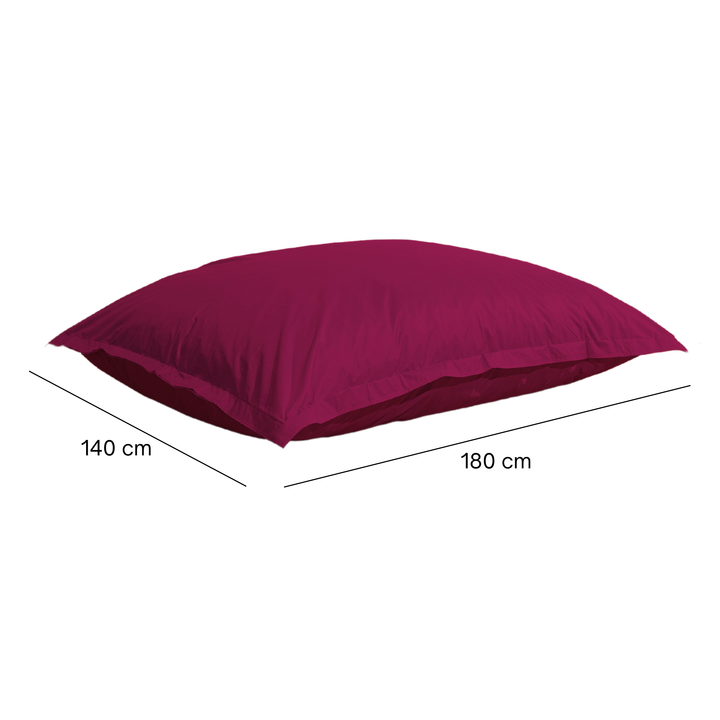 Pouf Extérieur Imperméable Déhoussable Anti-UV - 140x180 Cm