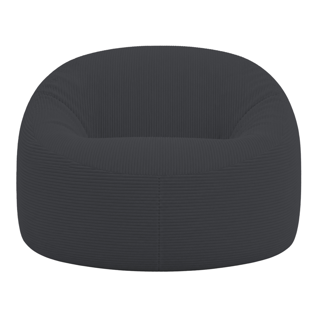 Pouf déhoussable Velours Côtelé Épais - 100cm