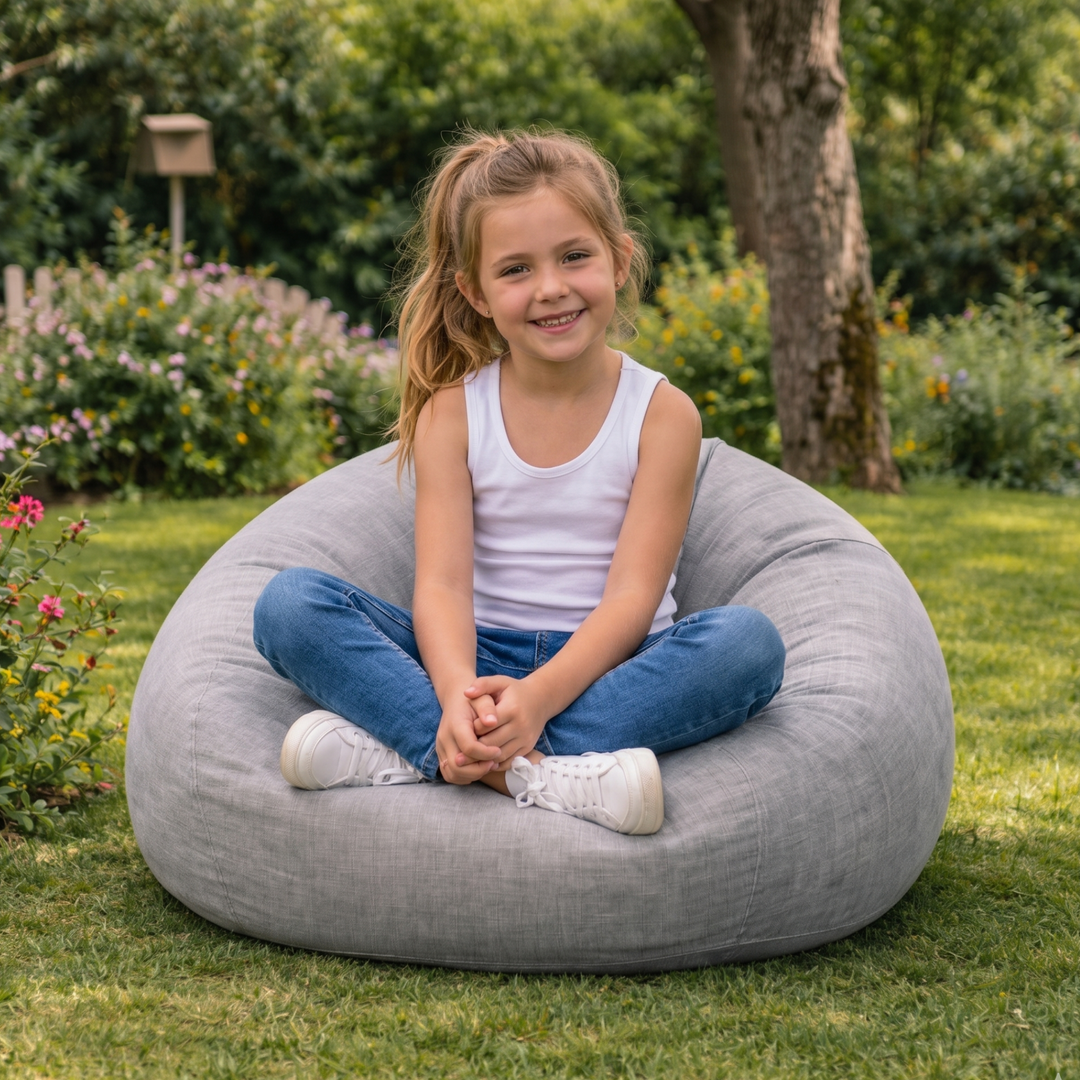 Pouf Poire Déhoussable - 80x70 Cm