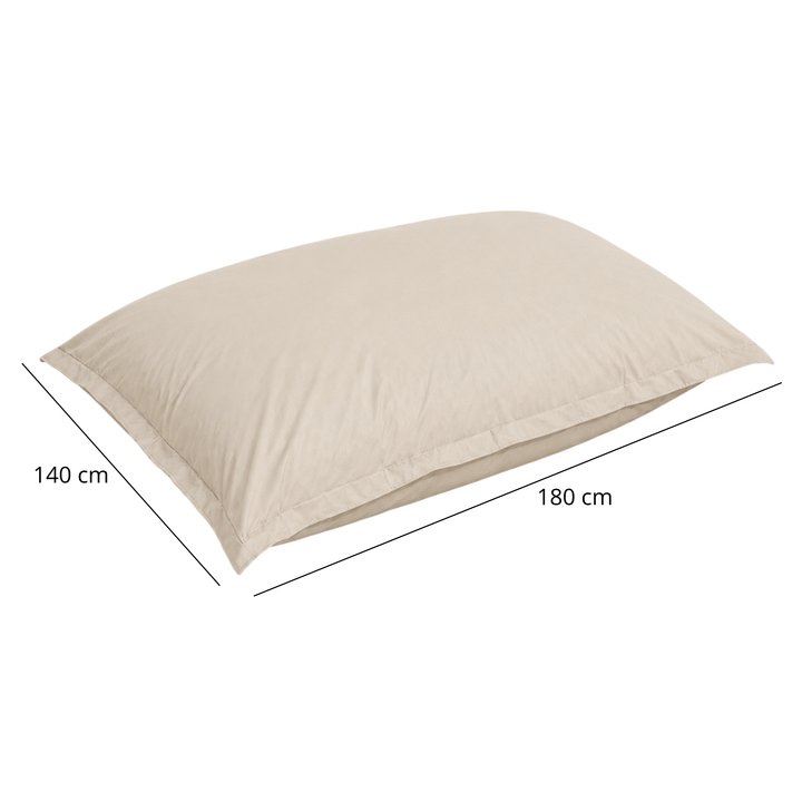 Pouf Extérieur Imperméable Déhoussable Anti-UV - 140x180 Cm