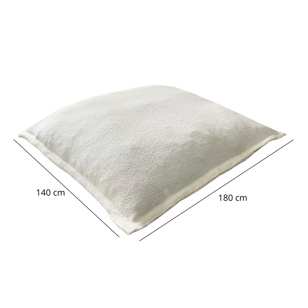Pouf Bouclette Déhoussable - 140x180 Cm