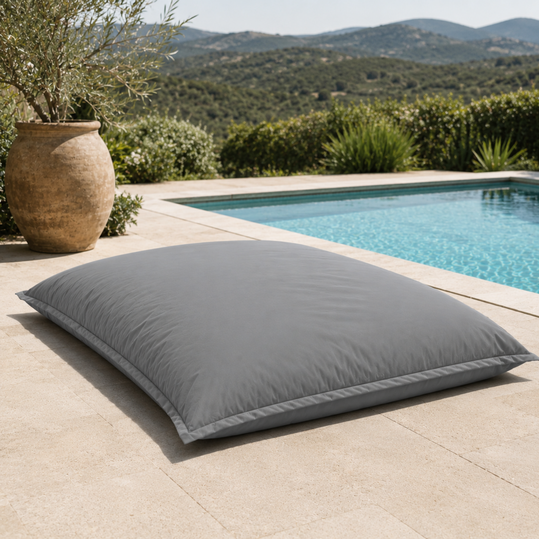 Pouf Extérieur Imperméable Déhoussable Anti-UV - 120x160 Cm