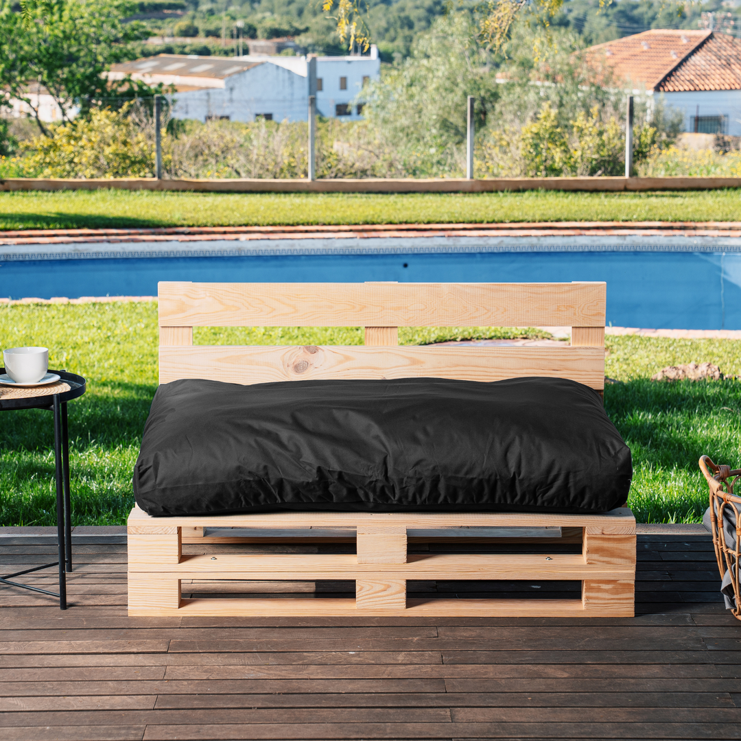 Coussin Palette Déhoussable Imperméable - Assise 120x80 Cm