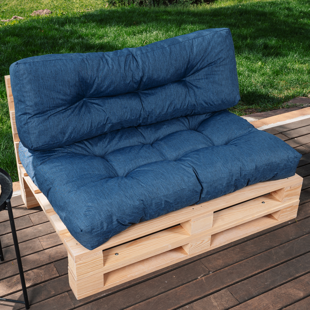 Lot Assise/Dossier Coussin Palette