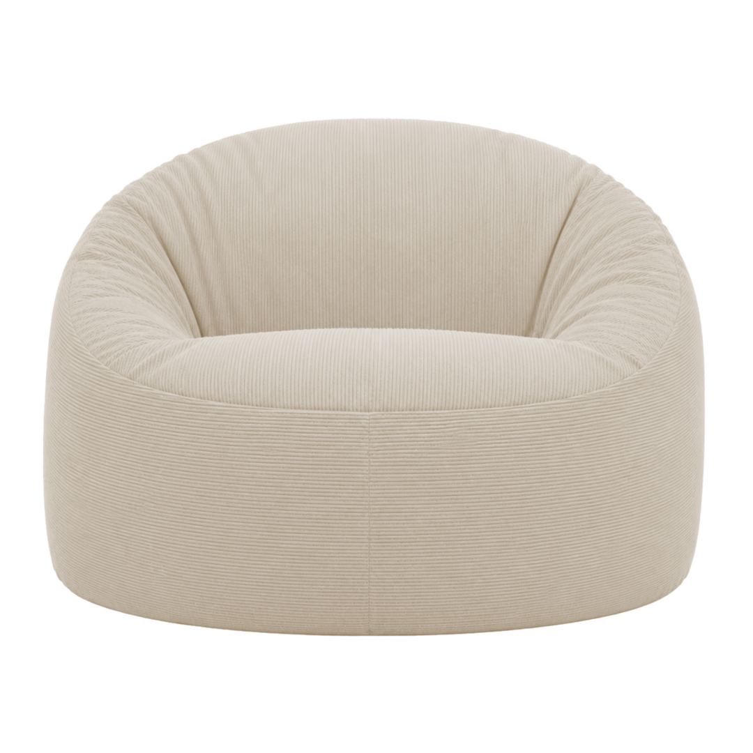 Pouf déhoussable Velours Côtelé - 100 cm