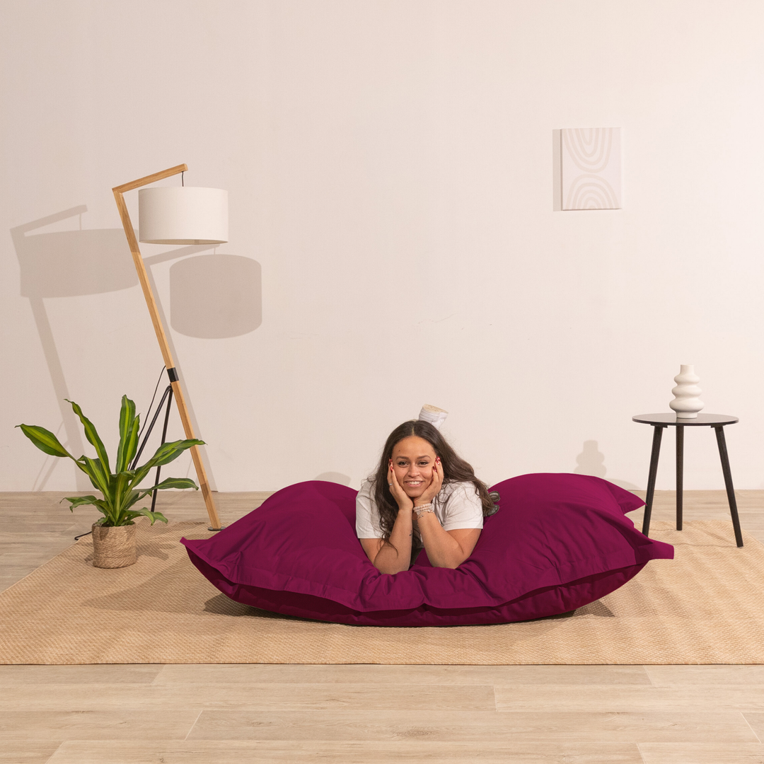 Pouf Extérieur Imperméable Déhoussable Anti-UV - 140x180 Cm