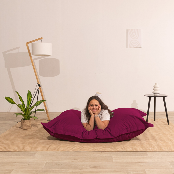 Pouf Extérieur Imperméable Déhoussable Anti-UV - 140x180 Cm