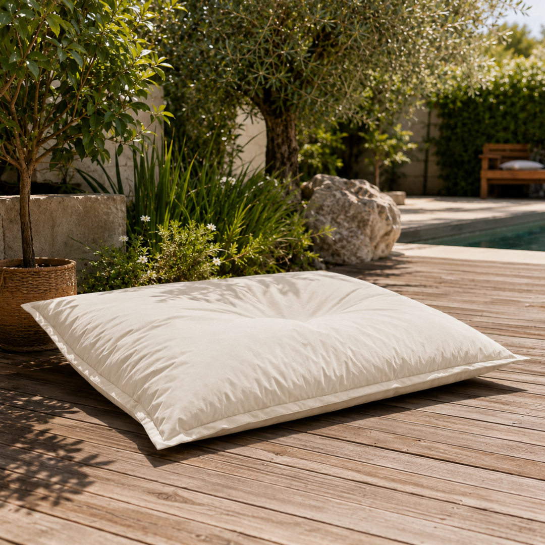 Pouf Extérieur Imperméable Déhoussable Anti-UV - 120x160 Cm