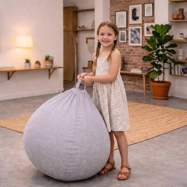 Pouf Poire Déhoussable - 80x70 Cm