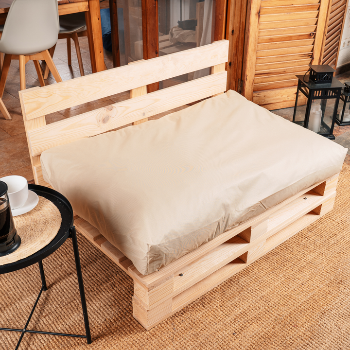 Coussin Palette Déhoussable Imperméable - Assise 120x80 Cm