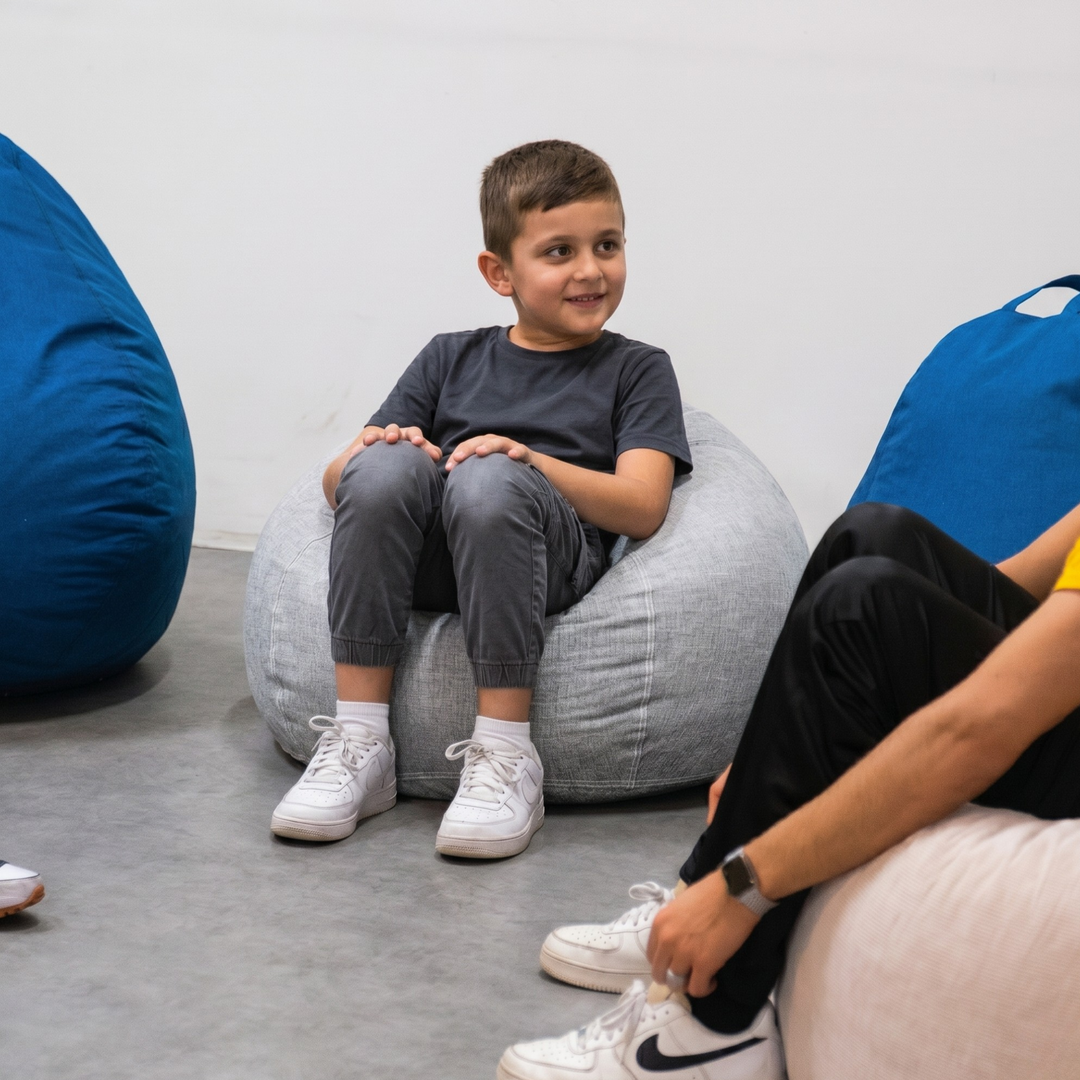 Pouf Poire Déhoussable - 80x70 Cm