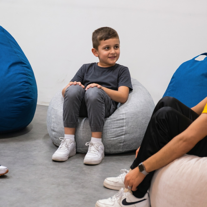 Pouf Poire Déhoussable - 80x70 Cm